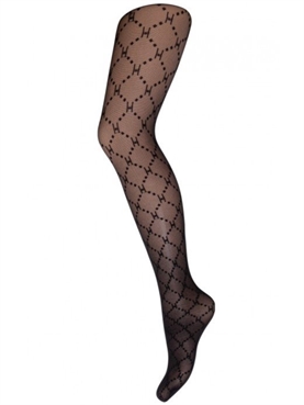 Hype The Detail Logo Tights 25 Denier, Sort